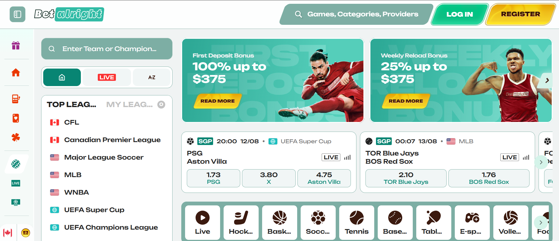 Betalright betting site